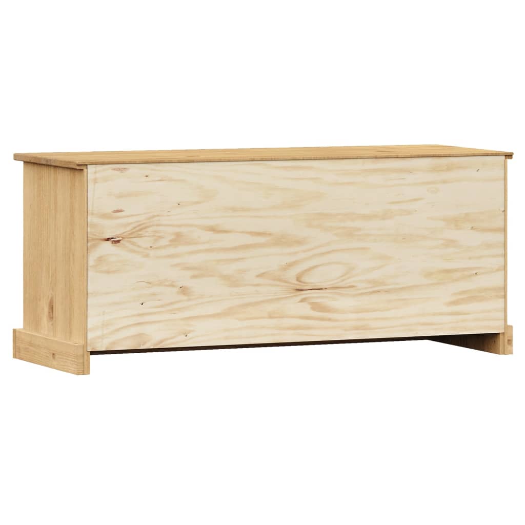 Panca Porta Scarpe VIGO 106x35x45 cm in Legno Massello di Pino | homemem39