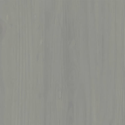 Panca Porta Scarpe Grigia VIGO 106x35x45 cm Legno Massello Pino - homemem39