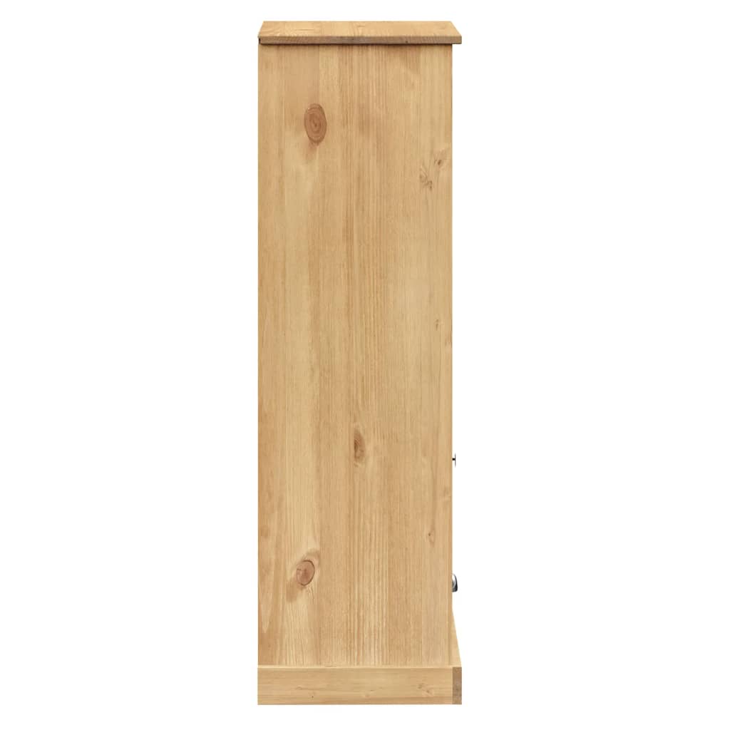 Libreria VIGO 60x35x114,5 cm in Legno Massello di Pino | homemem39