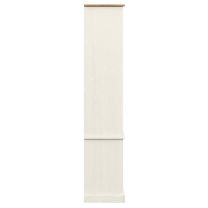 Vetrina VIGO 85x35x170 cm in Legno Massello di Pino Bianco | homemem39