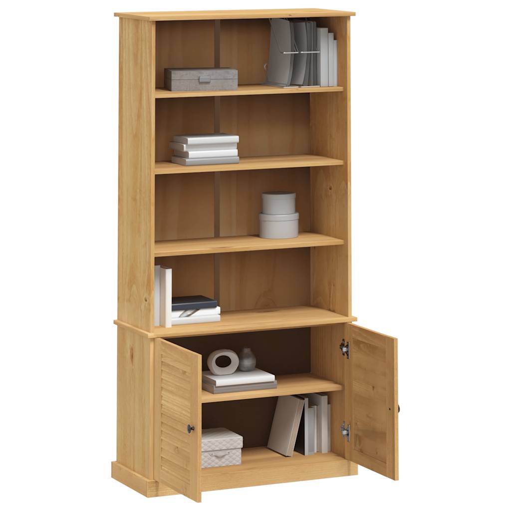 Libreria VIGO 85x35x170 cm in Legno Massello di Pino | homemem39