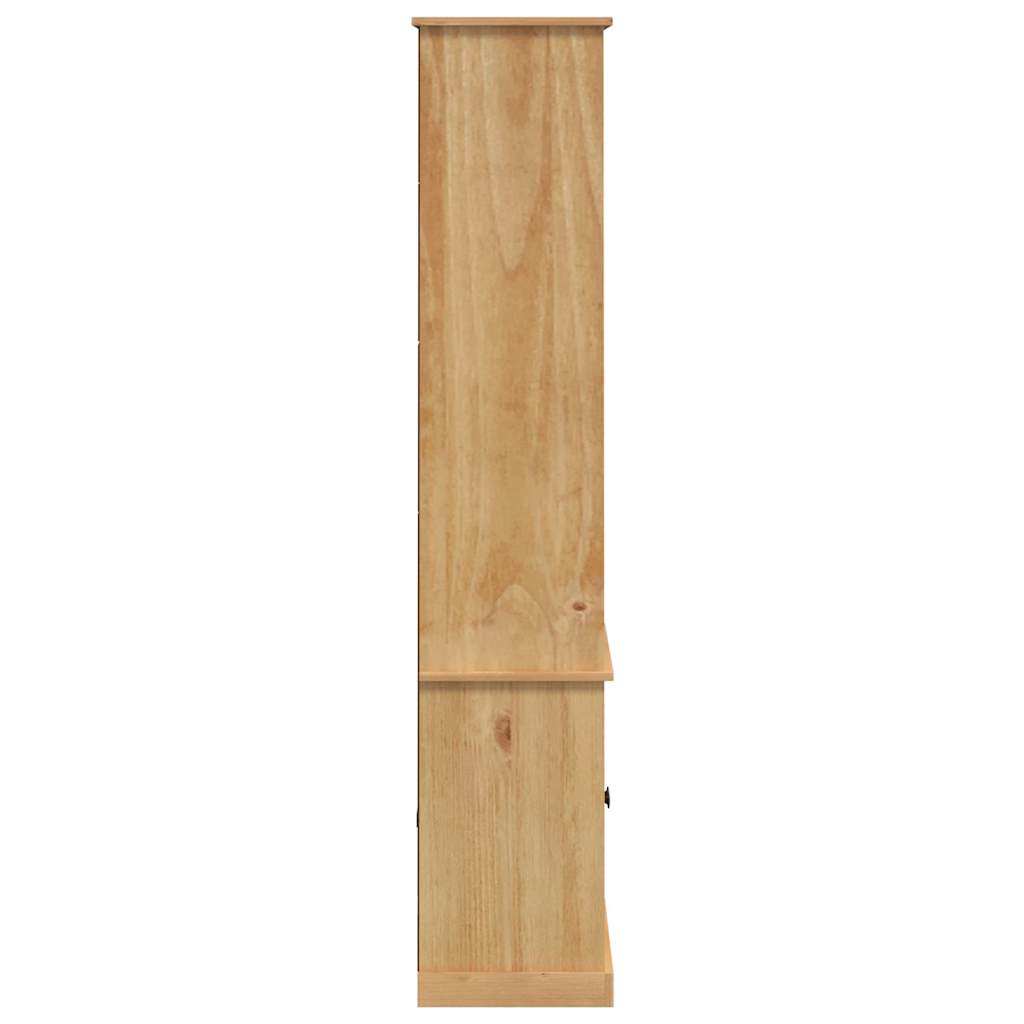 Libreria VIGO 85x35x170 cm in Legno Massello di Pino