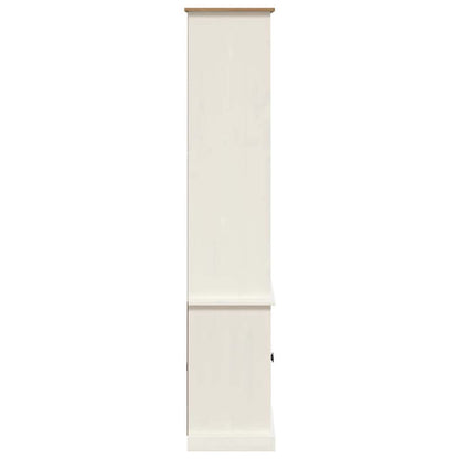 Libreria VIGO 85x35x170 cm in Legno Massello di Pino Bianco | homemem39
