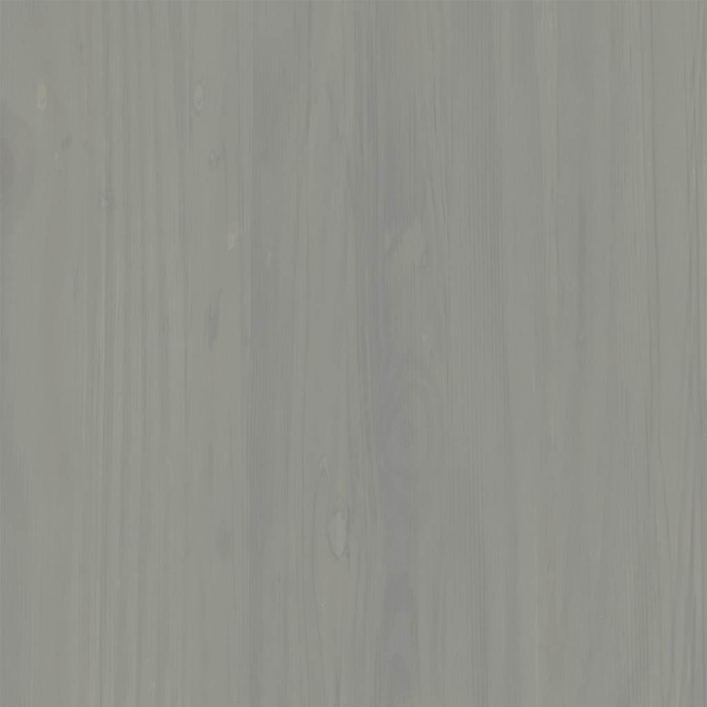 Libreria VIGO 85x35x170 cm in Legno Massello di Pino Grigio