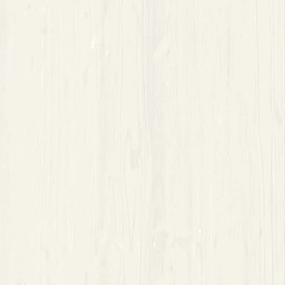Credenza Cassetti VIGO Bianco 78x40x75 cm Legno Massello Pino