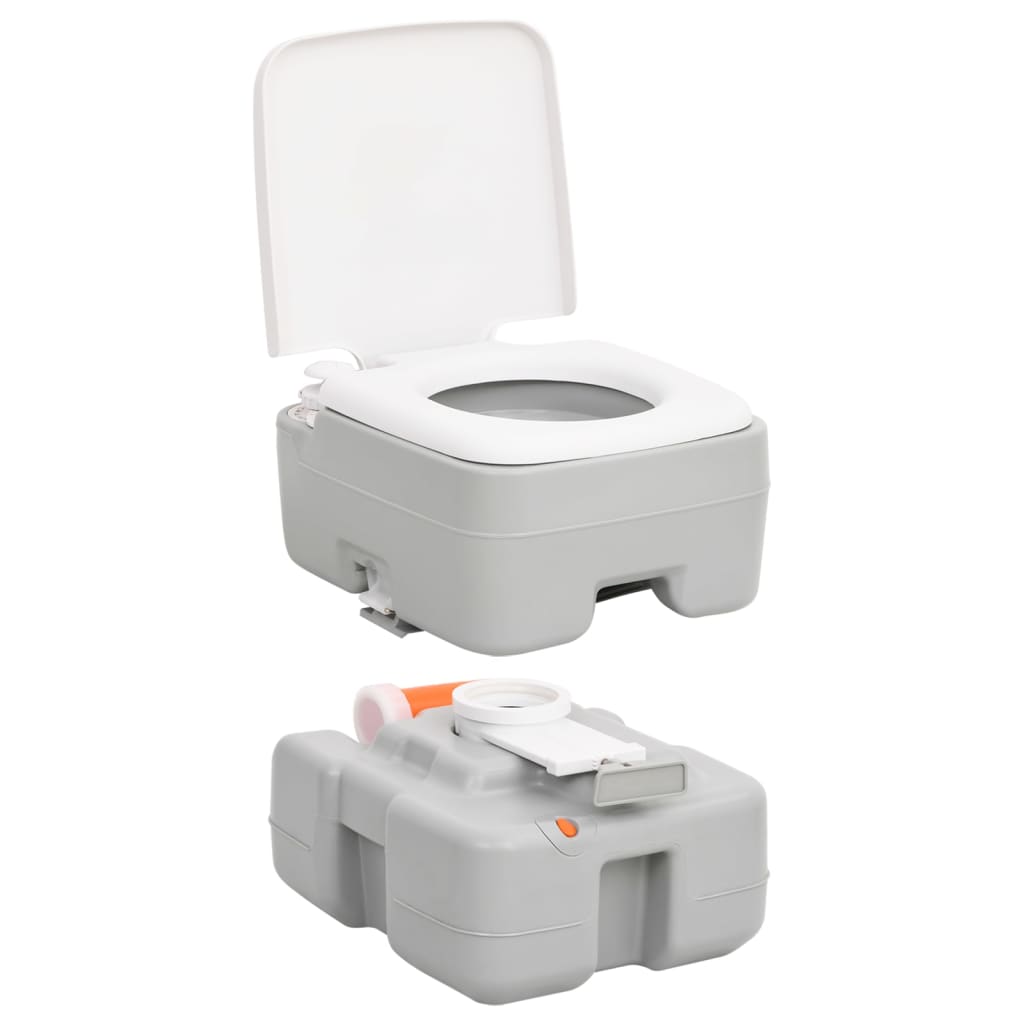 Set Toilette da Campeggio Portatile e Supporto Lavamani - homemem39