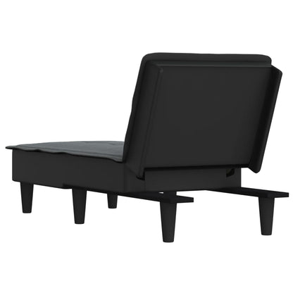 Chaise Longue in Tessuto Grigio Scuro - homemem39