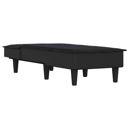 Chaise Longue in Tessuto Nero - homemem39