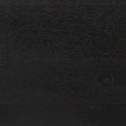 Credenza Nera e Oro 110x30x75 cm in Legno Massello di Mango - homemem39