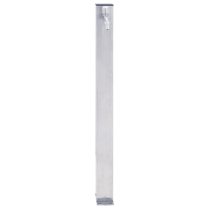 Colonna d'Acqua da Giardino 100 cm Acciaio Inox Quadrato - homemem39