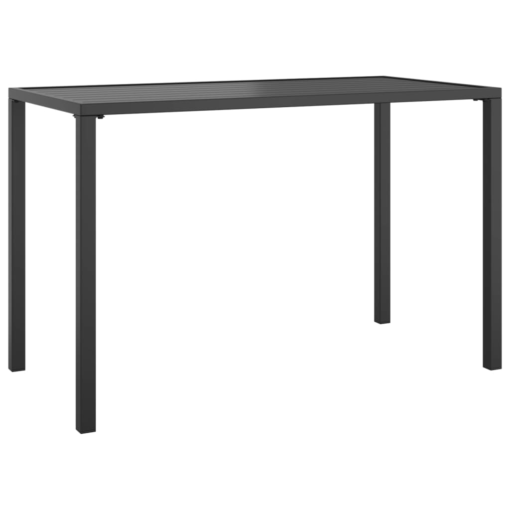 Set da Pranzo da Giardino 2 pz in Acciaio Antracite | homemem39