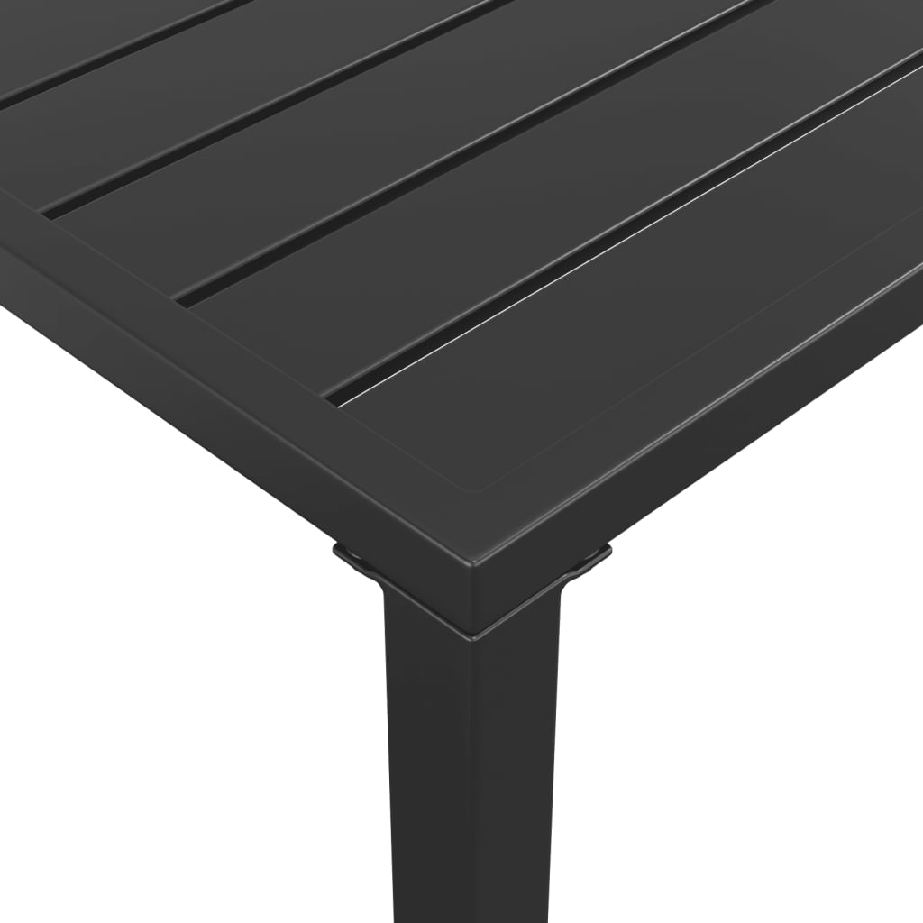Set da Pranzo da Giardino 2 pz in Acciaio Antracite | homemem39