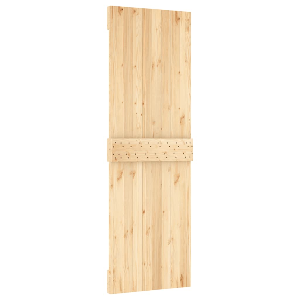 Porta NARVIK 70x210 cm in Legno Massello di Pino - homemem39