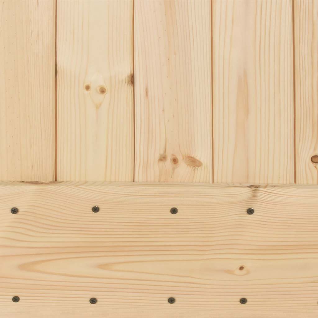 Porta NARVIK 85x210 cm in Legno Massello di Pino - homemem39