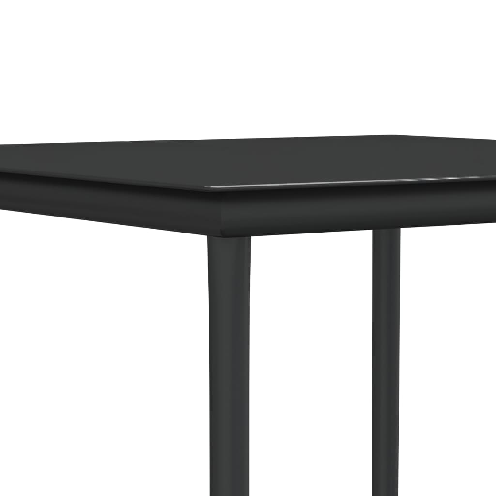 Set Pranzo da Giardino 5pz con Cuscini in Polyrattan e Acciaio | homemem39