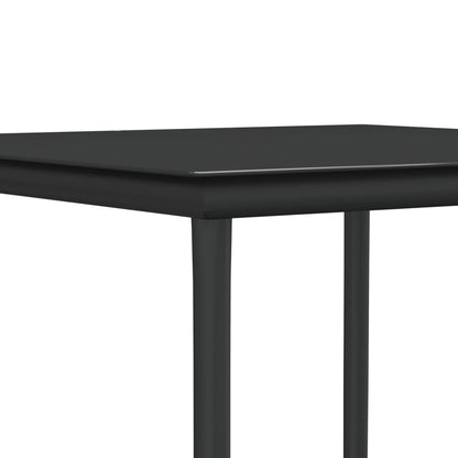 Set Pranzo da Giardino 5pz con Cuscini in Polyrattan e Acciaio | homemem39