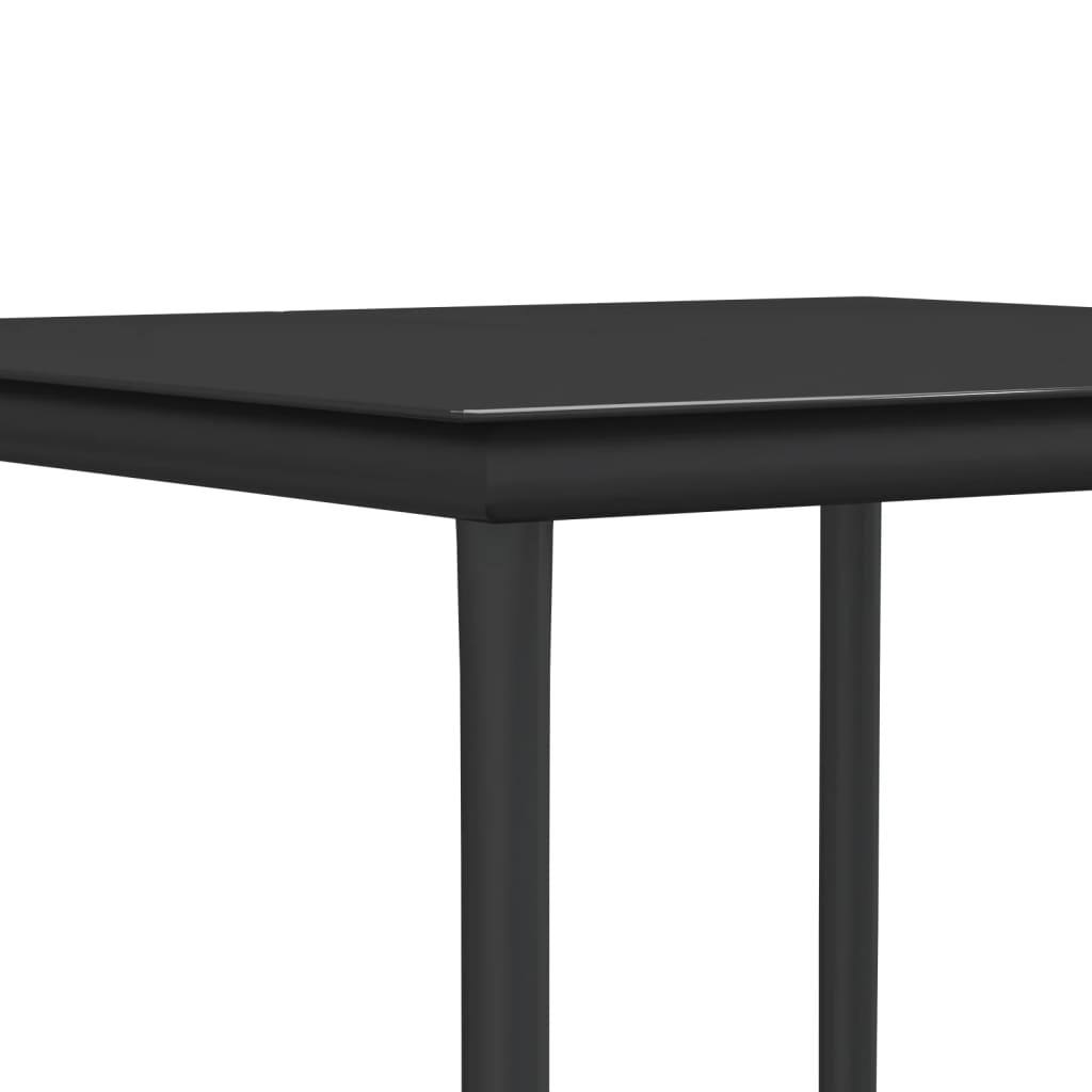 Set Pranzo da Giardino 3pz con Cuscini in Polyrattan e Acciaio | homemem39