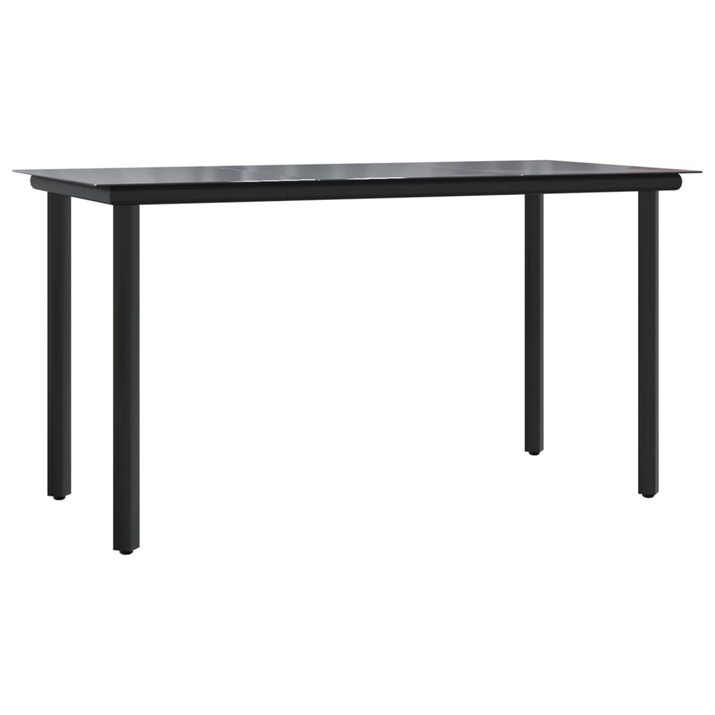 Set Pranzo da Giardino 5pz con Cuscini in Polyrattan e Acciaio - homemem39