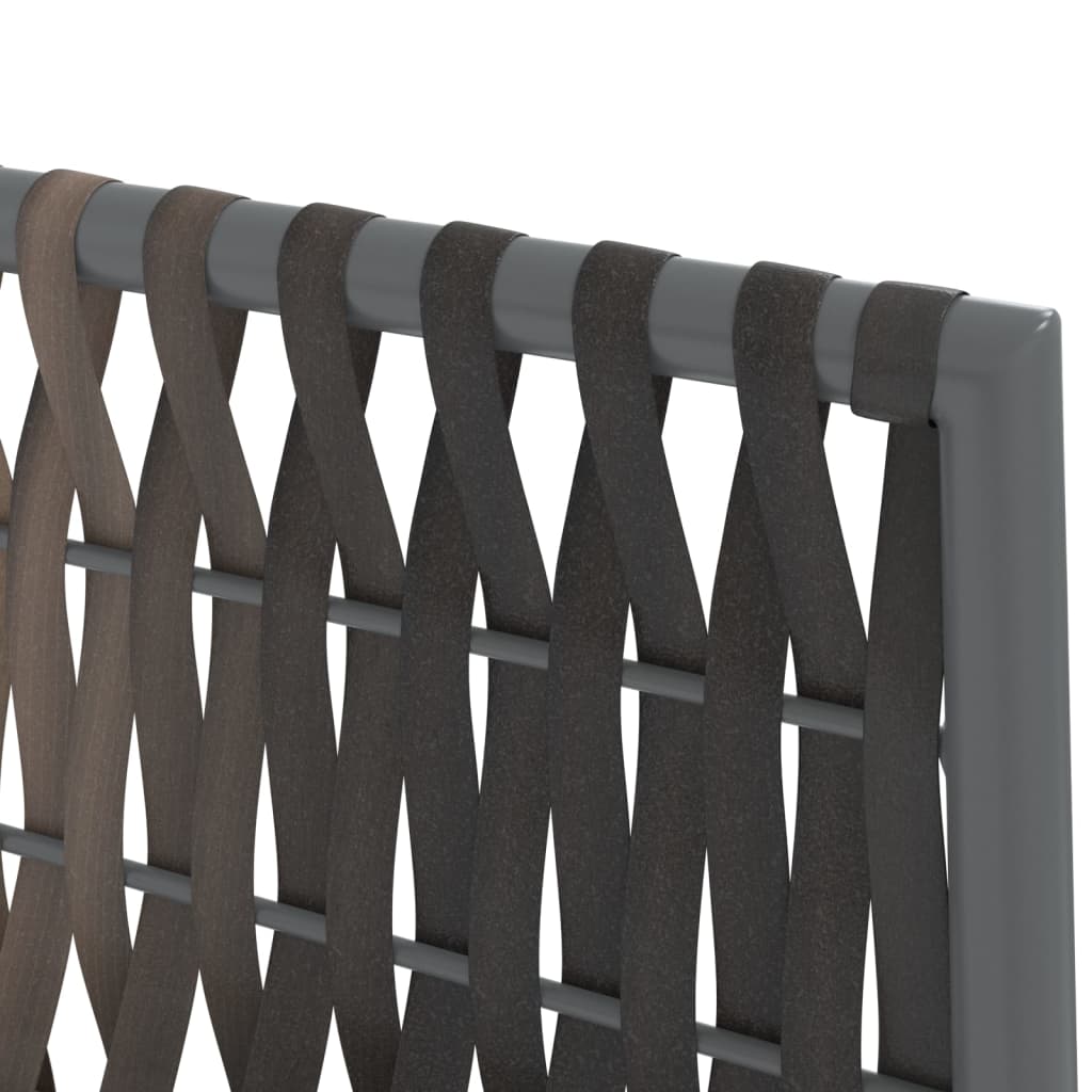 Set Pranzo da Giardino 7 pz con Cuscini in Polyrattan e Acciaio | homemem39