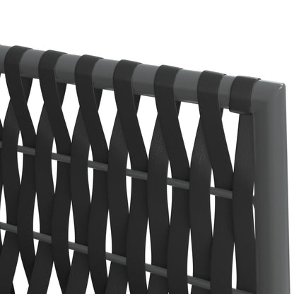 Set Pranzo da Giardino 7 pz con Cuscini in Polyrattan e Acciaio | homemem39