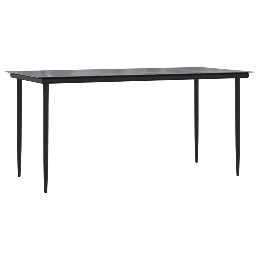 Set Pranzo da Giardino 5pz con Cuscini in Polyrattan e Acciaio | homemem39