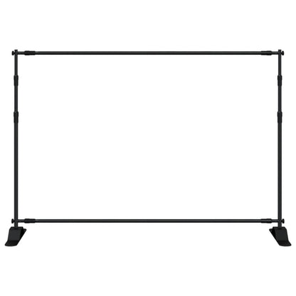 Supporti per Fondali 2 pz Neri 305x243 cm in Acciaio - homemem39