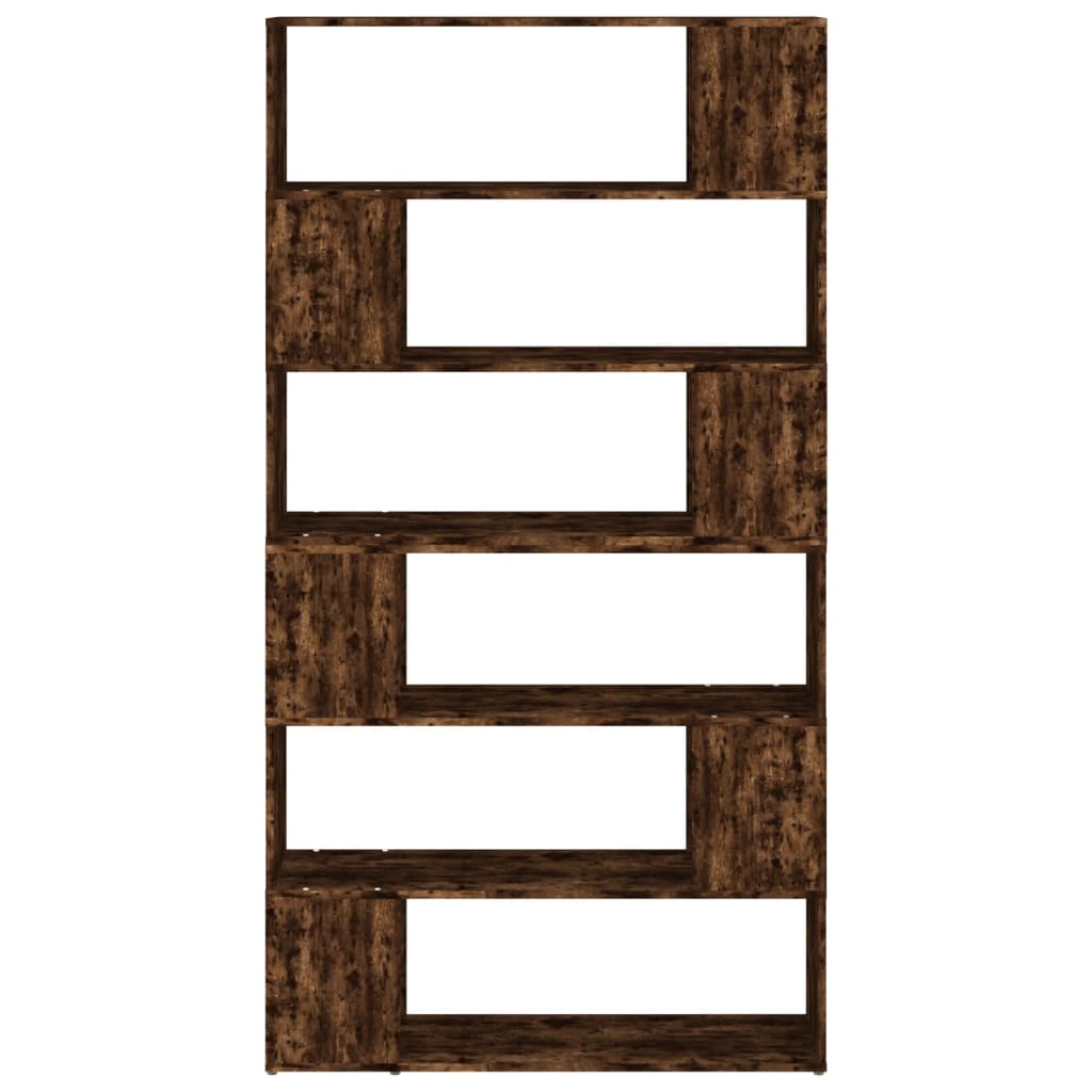 Libreria/Divisorio Rovere Fumo 100x24x188 cm | homemem39