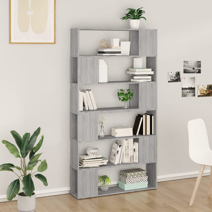 Libreria/Divisorio Grigio Sonoma 100x24x188 cm | homemem39