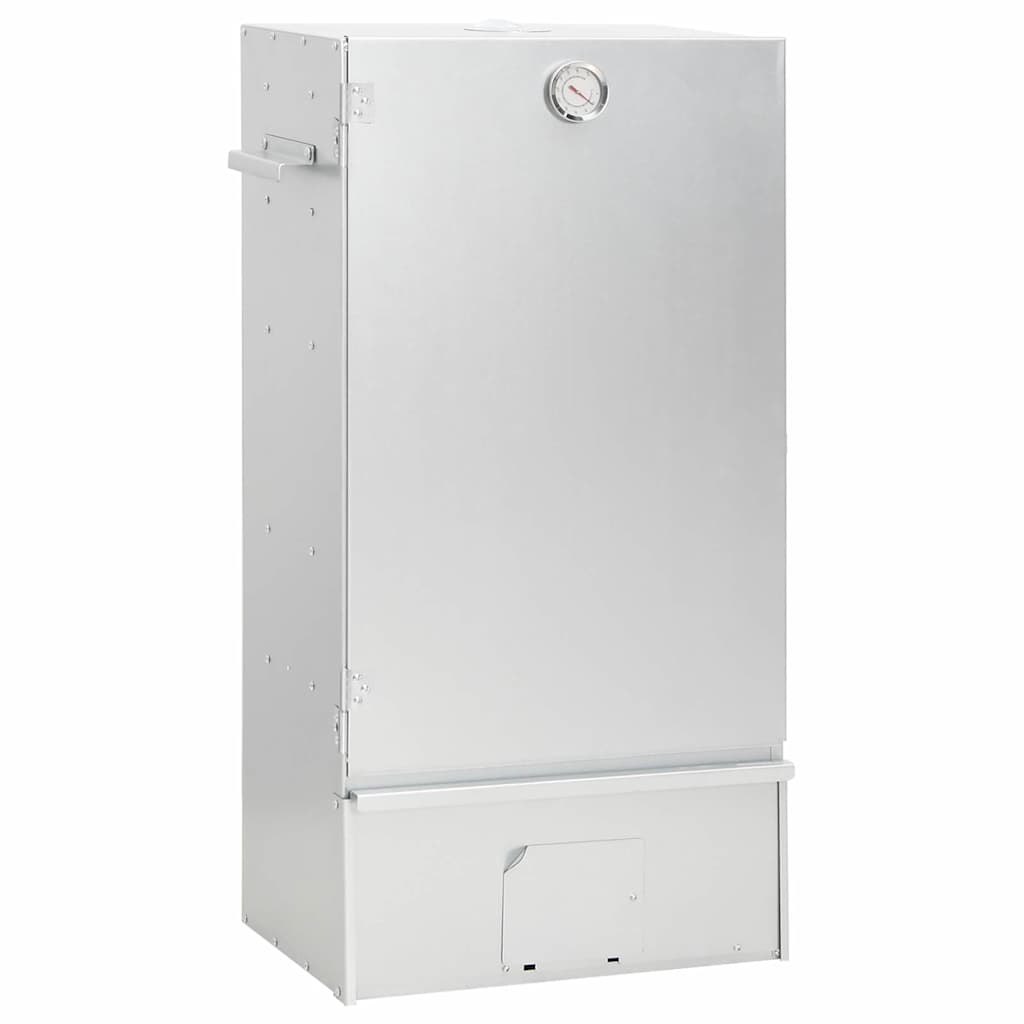 Forno Affumicatore BBQ con Tavolino in Acciaio Zincato | homemem39