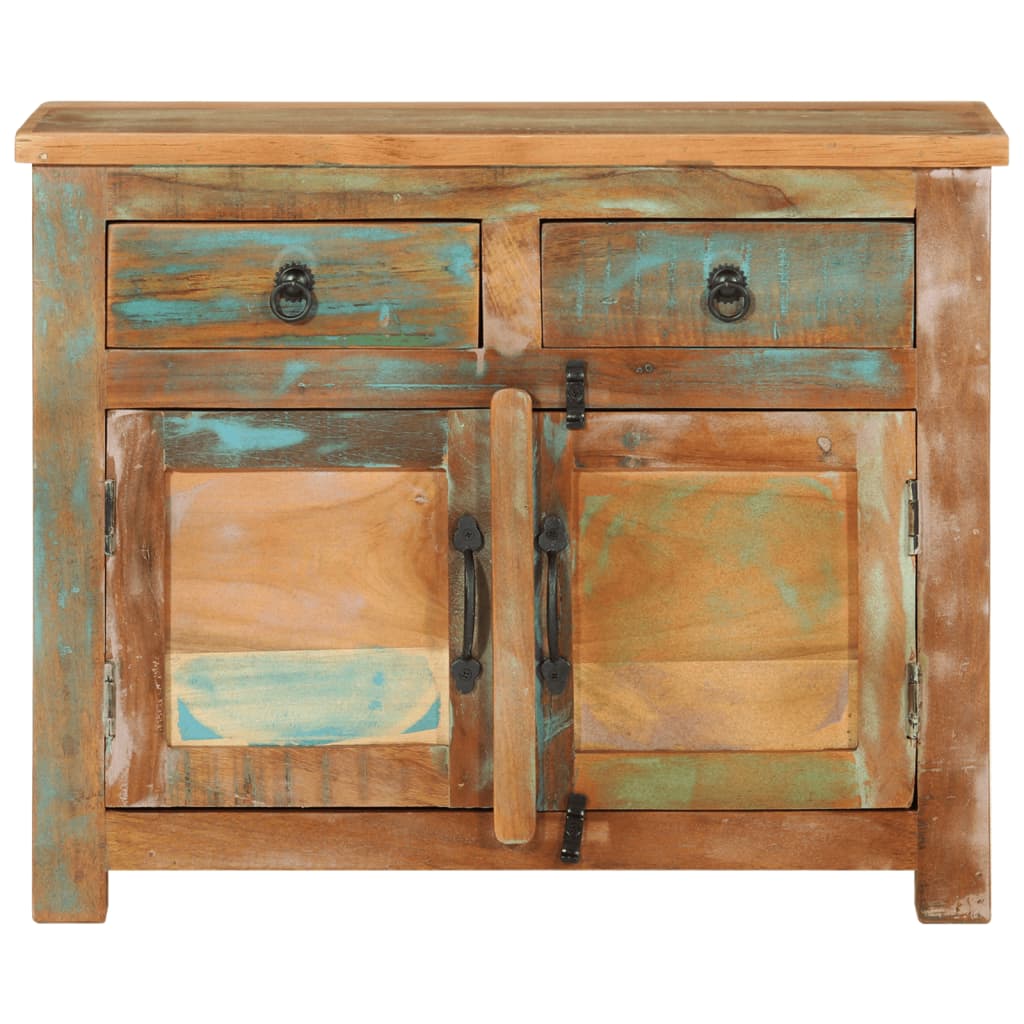 Credenza 68x35x55 cm in Legno Massello di Recupero - homemem39