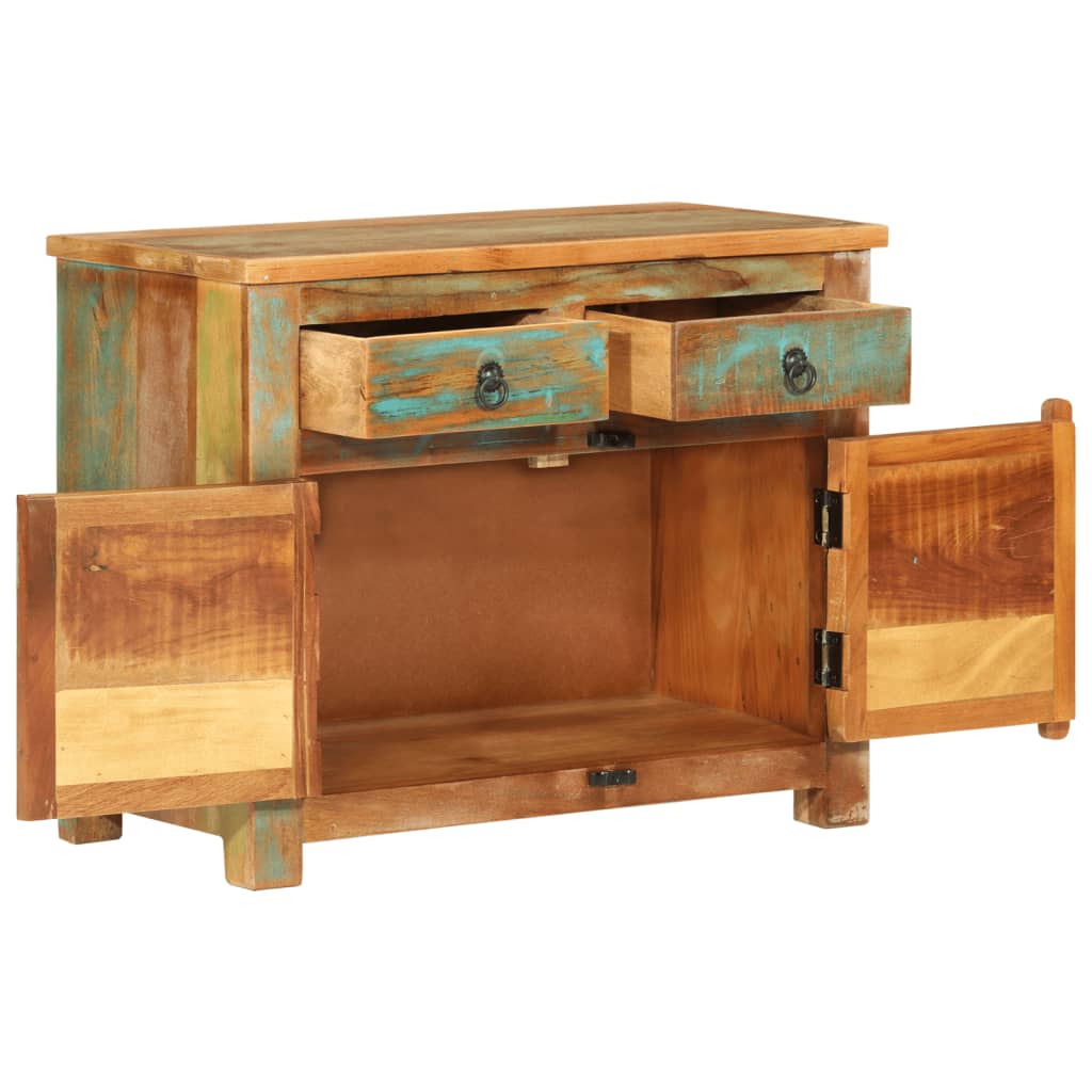 Credenza 68x35x55 cm in Legno Massello di Recupero - homemem39