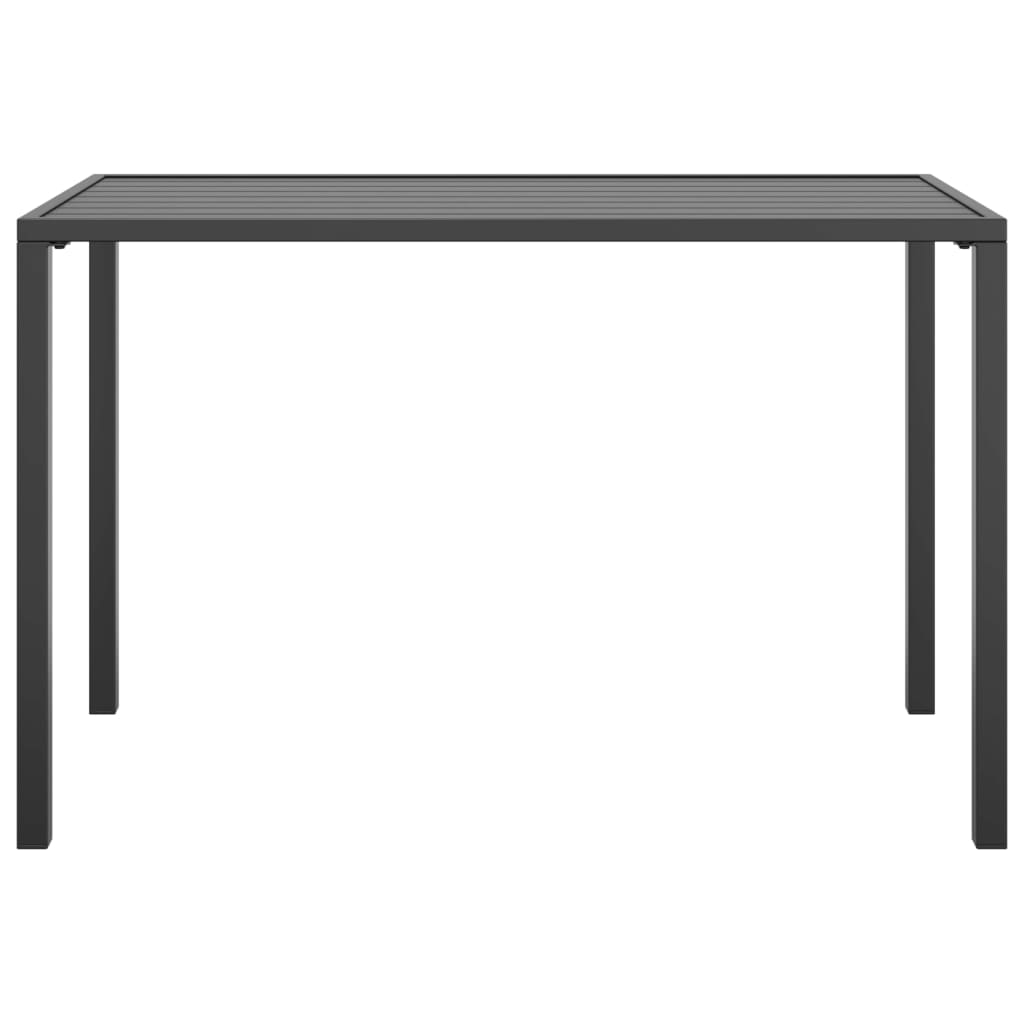 Tavolo da Pranzo da Giardino Antracite 110x54x70 cm Acciaio | homemem39