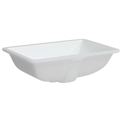 Lavandino da Bagno Bianco 55,5x37,5x19 cm Rettangolare Ceramica - homemem39