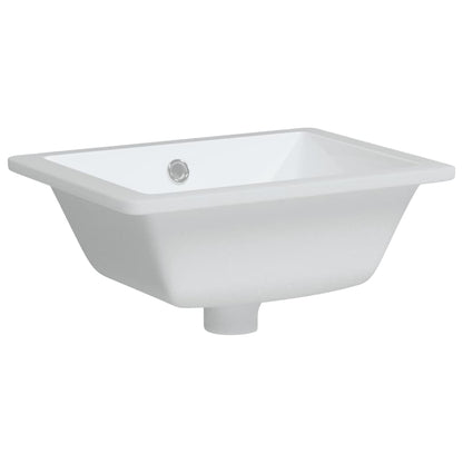 Lavandino da Bagno Bianco 39x30x18,5 cm Rettangolare Ceramica