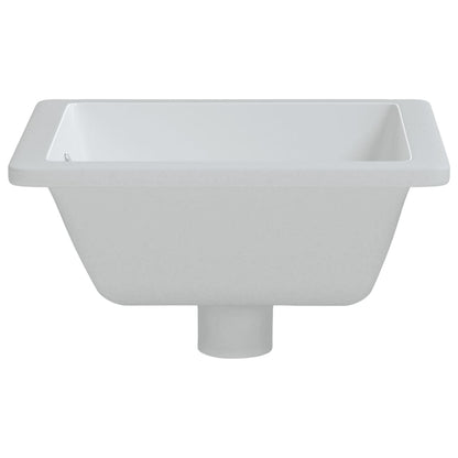 Lavandino da Bagno Bianco 39x30x18,5 cm Rettangolare Ceramica