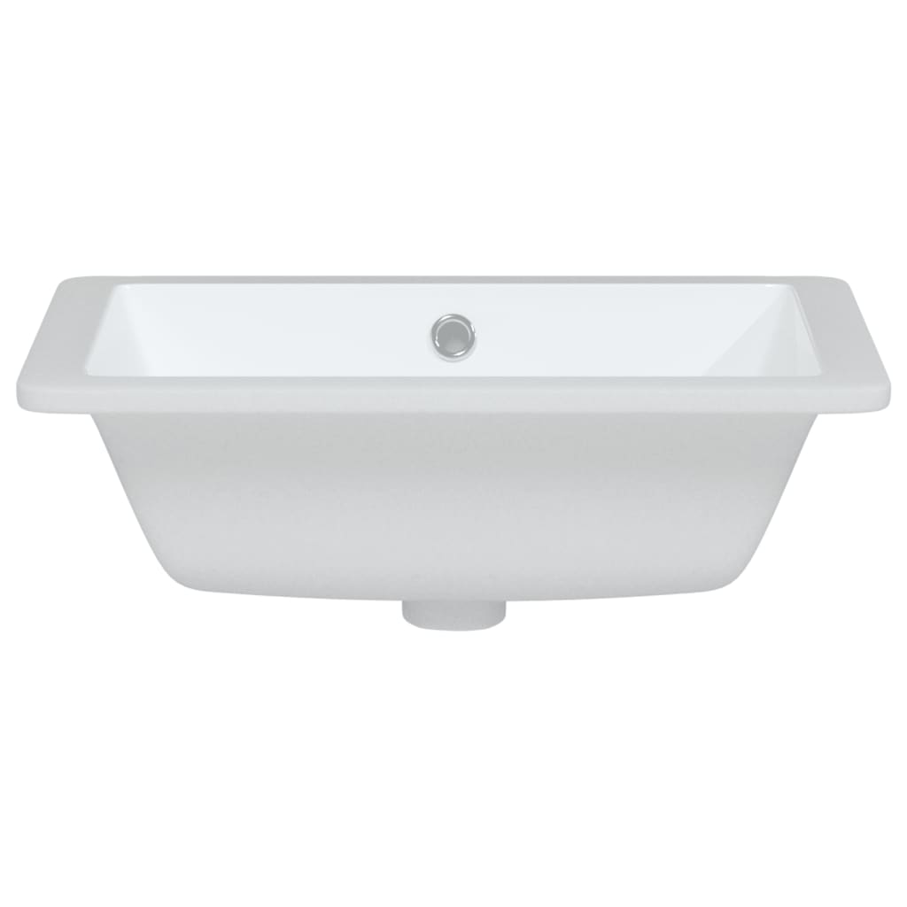 Lavandino da Bagno Bianco 46,5x35x18 cm Rettangolare Ceramica