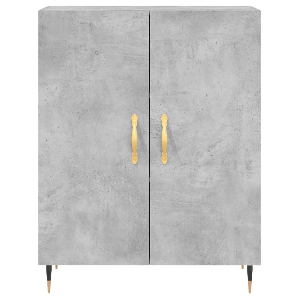 Credenza Grigio Cemento 69,5x34x90 cm in Legno Multistrato - homemem39