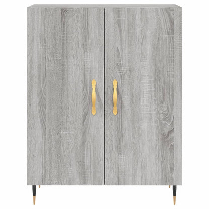 Credenza Grigio Sonoma 69,5x34x90 cm in Legno Multistrato