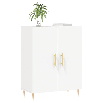 Credenza Bianca 69,5x34x90 cm in Legno Multistrato