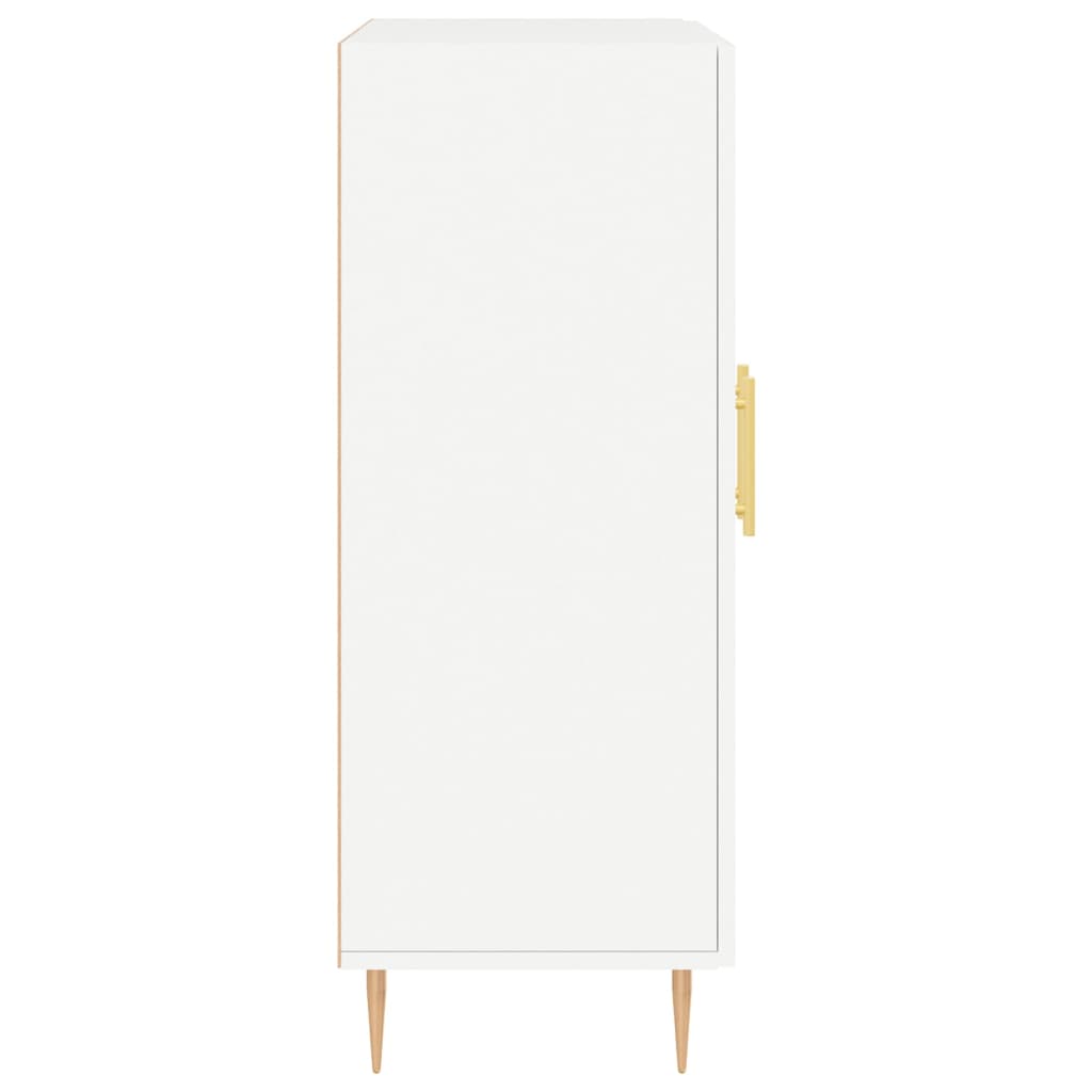 Credenza Bianca 69,5x34x90 cm in Legno Multistrato