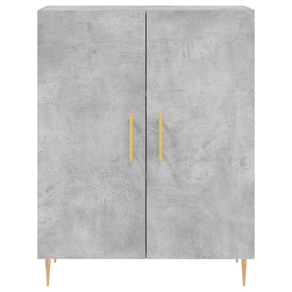 Credenza Grigio Cemento 69,5x34x90 cm in Legno Multistrato - homemem39