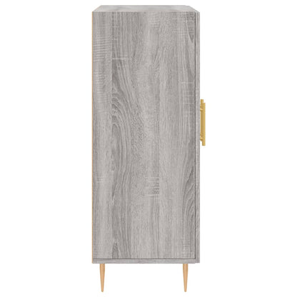 Credenza Grigio Sonoma 69,5x34x90 cm in Legno Multistrato