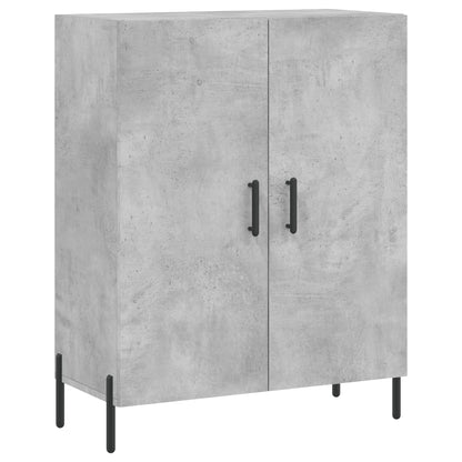 Credenza Grigio Cemento 69,5x34x90 cm in Legno Multistrato