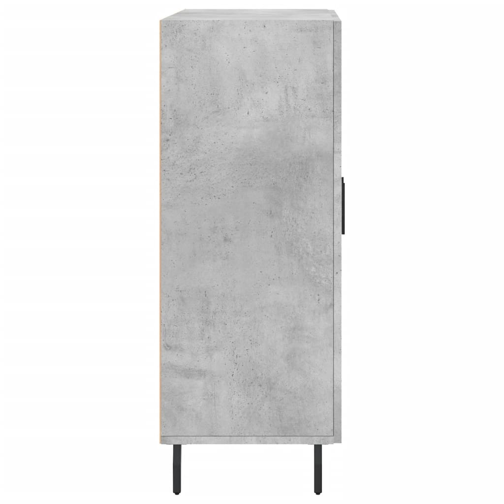 Credenza Grigio Cemento 69,5x34x90 cm in Legno Multistrato