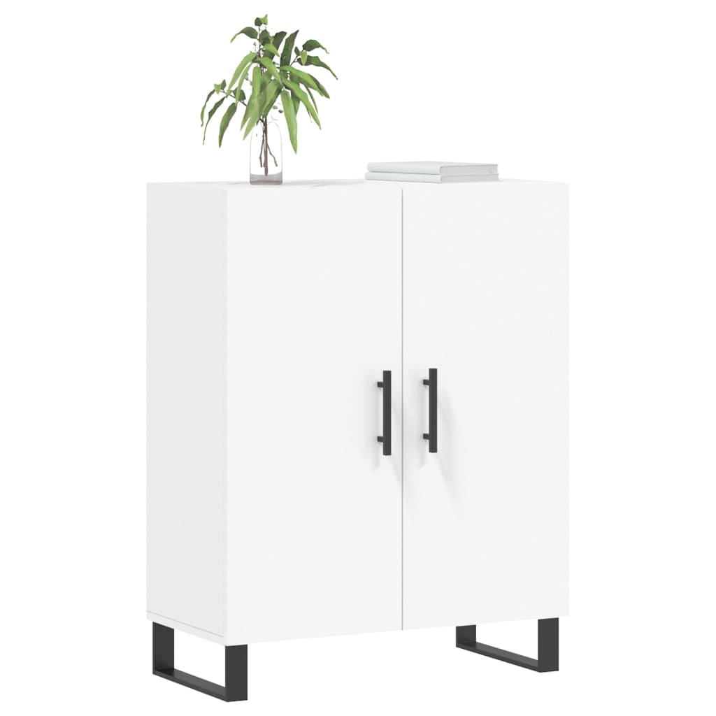 Credenza Bianca 69,5x34x90 cm in Legno Multistrato - homemem39