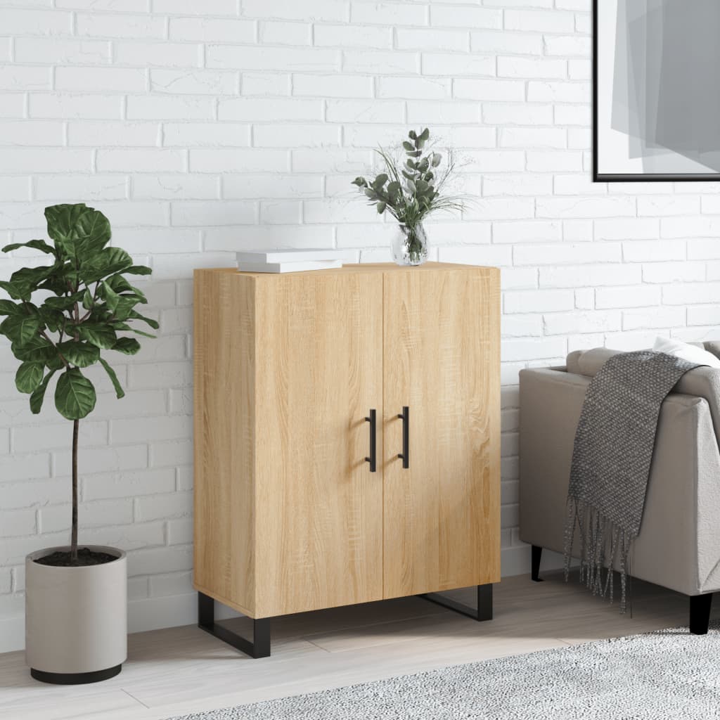 Credenza Rovere Sonoma 69,5x34x90 cm in Legno Multistrato - homemem39