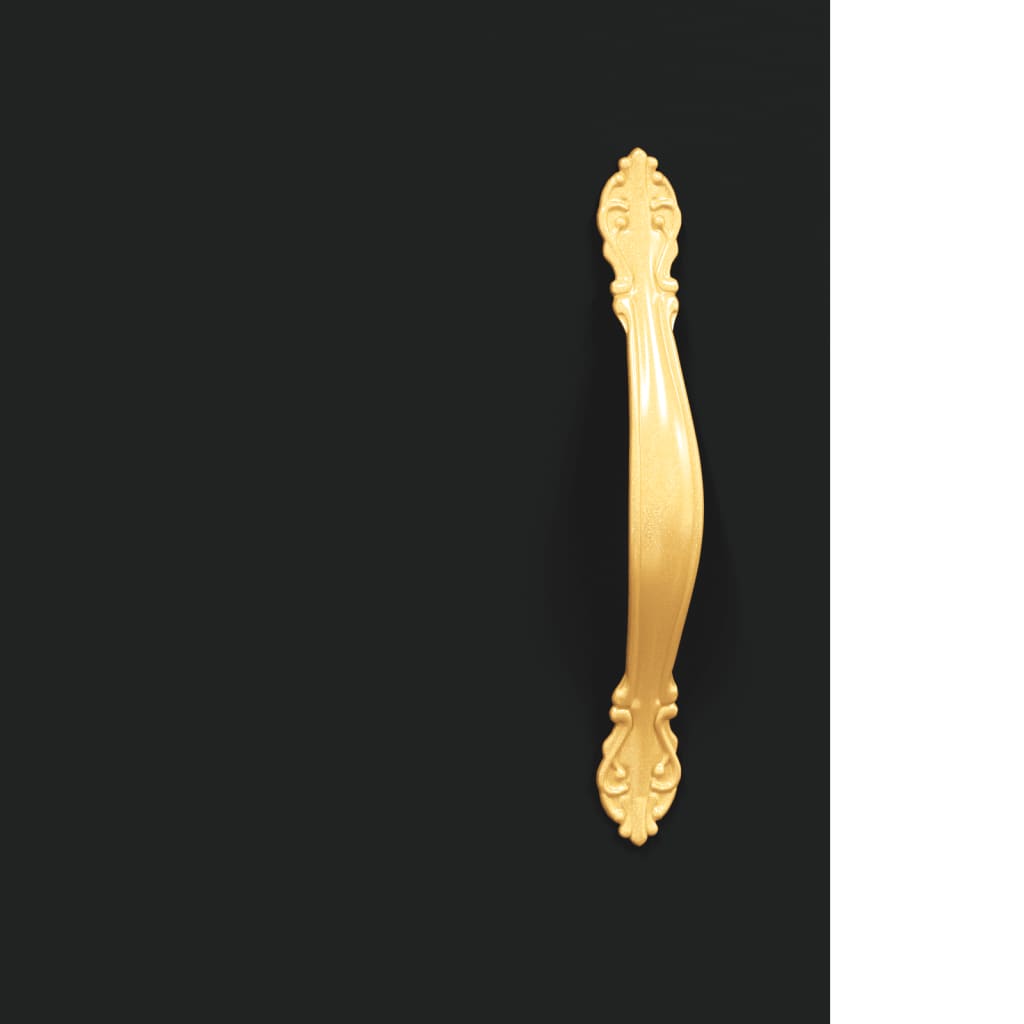 Credenza Nera 69,5x34x90 cm in Legno Multistrato