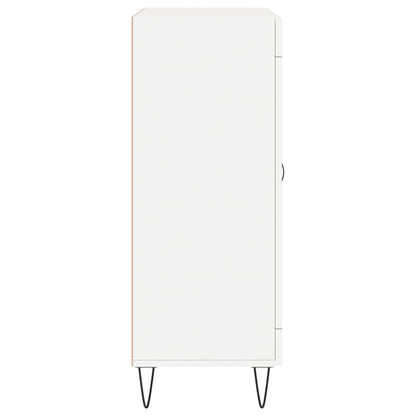 Credenza Bianca 69,5x34x90 cm in Legno Multistrato