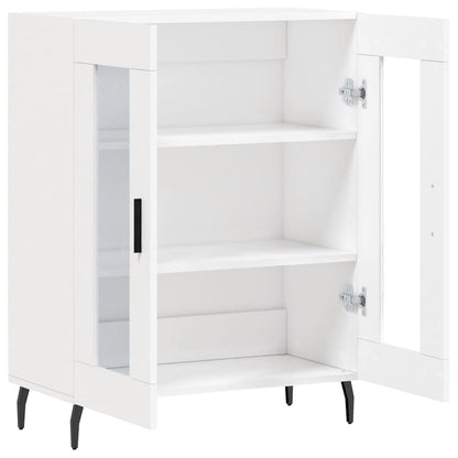 Credenza Bianca 69,5x34x90 cm in Legno Multistrato - homemem39