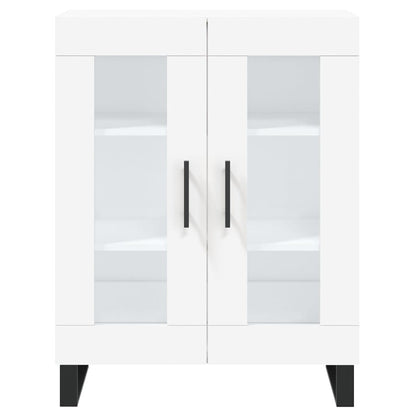 Credenza Bianca 69,5x34x90 cm in Legno Multistrato